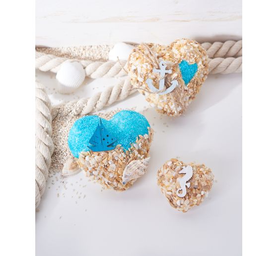 Polystyrene figure Heart, rounded