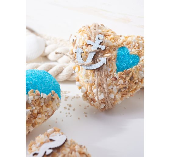 Polystyrene figure Heart, rounded