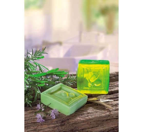 Glycerin Eco-Casting Soap "Olive Oil", Transparent