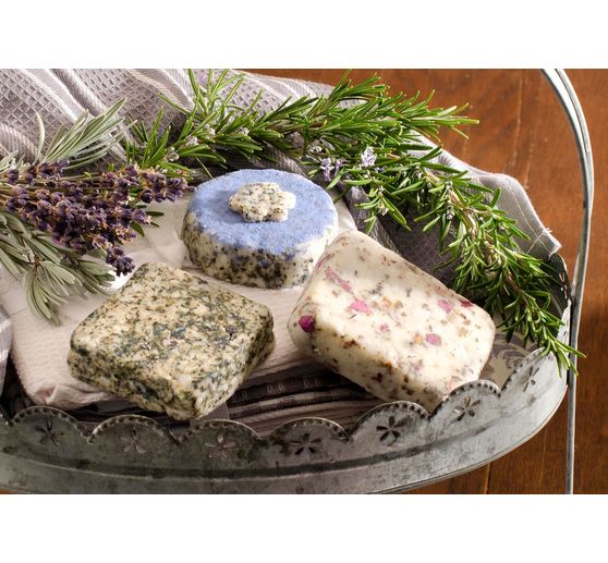 Soap flakes to knead, white