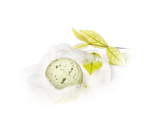 Bath balls, bubbling