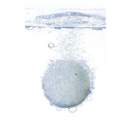 Bath balls, bubbling