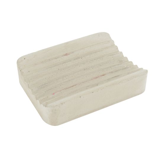Casting mould "Soap dish grooved"