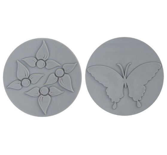 Relief inlay set "Butterfly, Flower"