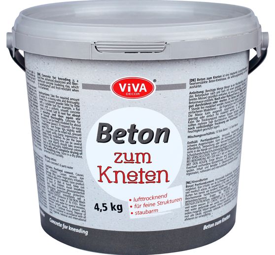 Concrete for kneading