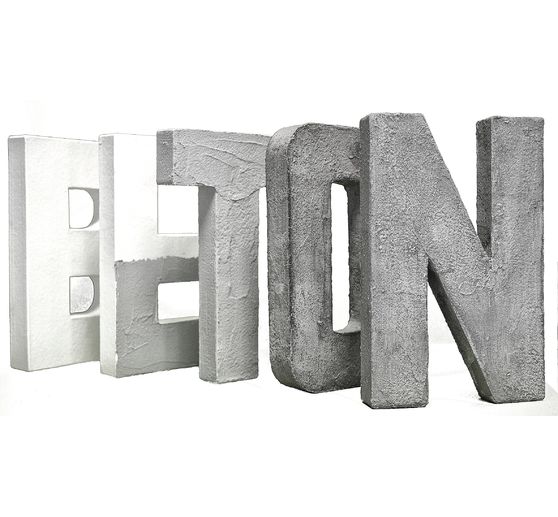 Concrete effect set, 8 pcs.