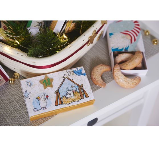 VBS Matchboxes "White", 11 cm