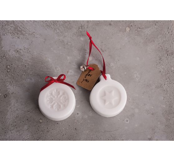 Relief inlay "Snowflake + star"