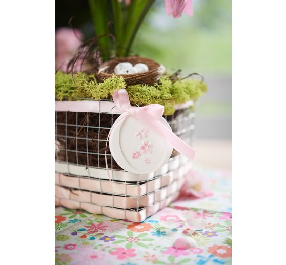 Relief inlay "Cherry blossom", oval