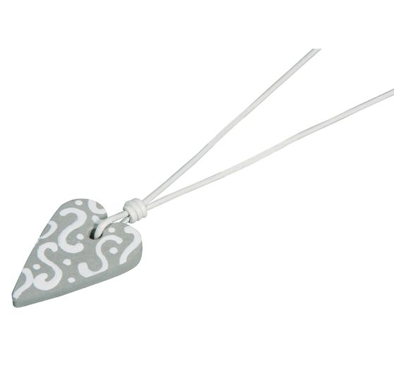 Casting mould "Decoration pendant Heart", approx. 2.7 x 3.9 cm