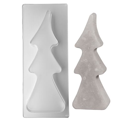 Casting mould "Fir tree large", approx. 12.5 x 33 cm