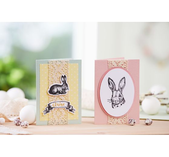 Double cards with envelopes "Kraft paper", 18 x 13 cm, 50 pieces