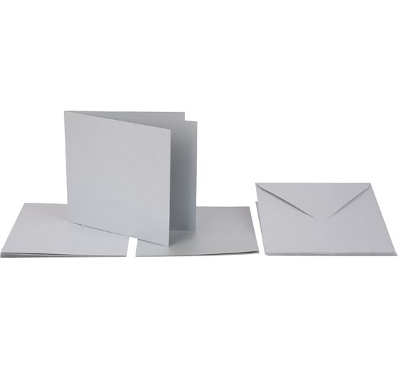 Double cards with envelopes and insert sheets, 15 pcs.