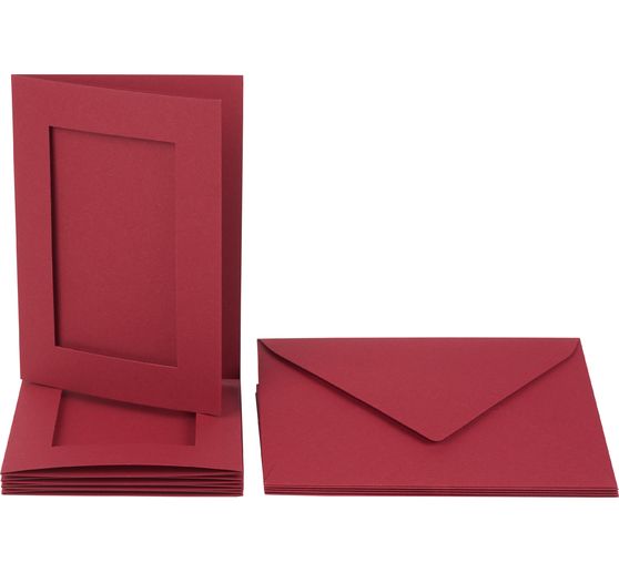 Passepartout cards "Rectangle", 10 pcs.