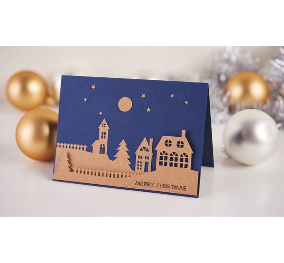 VBS Double cards with envelopes "X-Mas", 40 pcs.