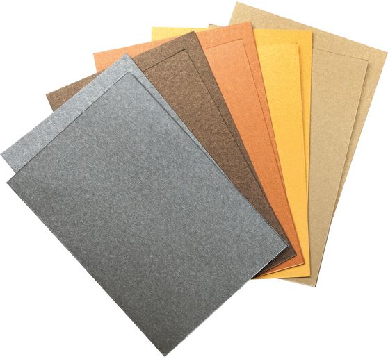 Perleťové dvojité karty "Terra", 5 kusů