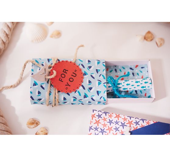 VBS Matchboxes "White", 11 cm