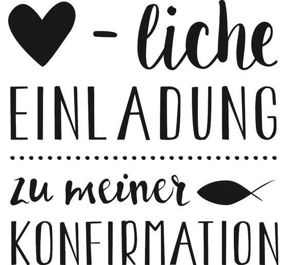 Wooden stamp "Cordial invitation confirmation"