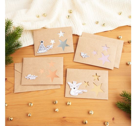 Metallic and glitter paper mix, A4, 32 sheets