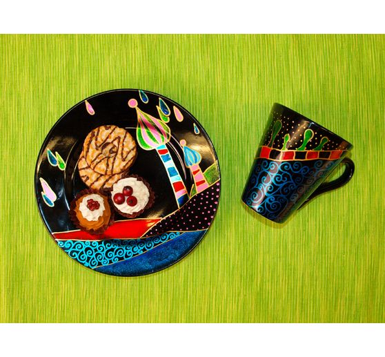 Skleněné a porcelánové pero KREUL "Metallic"