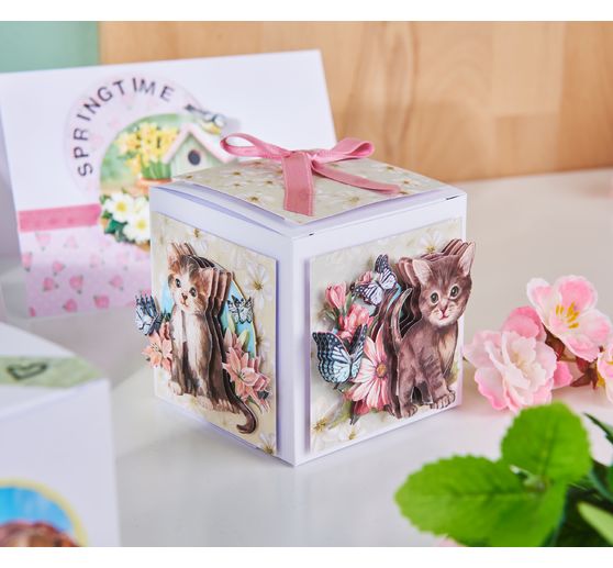 Papírová krabice VBS bílá