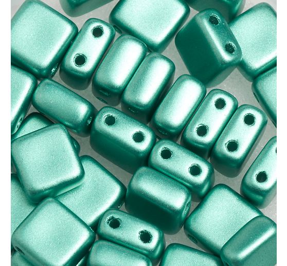 Glass bead "Square", 35 pieces