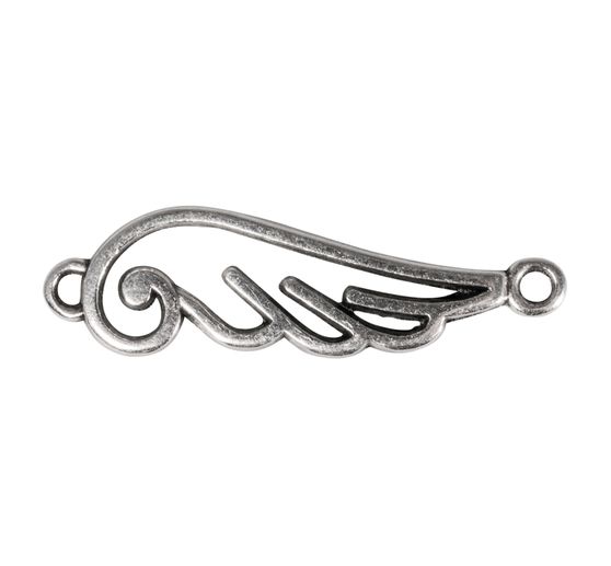 Charms konektor "Otevřené andělské křídlo"