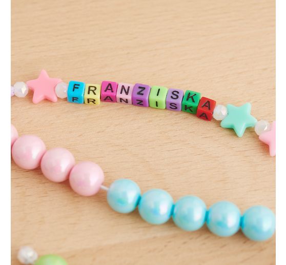 Kulat&yacute; skleněn&yacute; brou&scaron;en&yacute; kor&aacute;lky, 6 mm