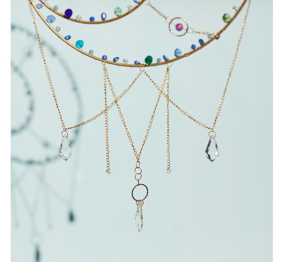 Glass cut beads, 10 mm, 35 pieces