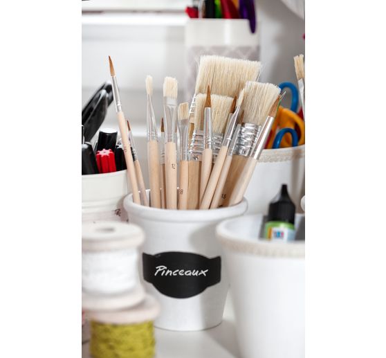 Terracotta-rose pots, 3 pcs