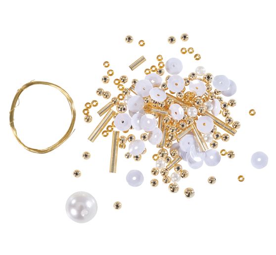 Korálková sada na tvoření andělů "Arielle", cca 7 cm