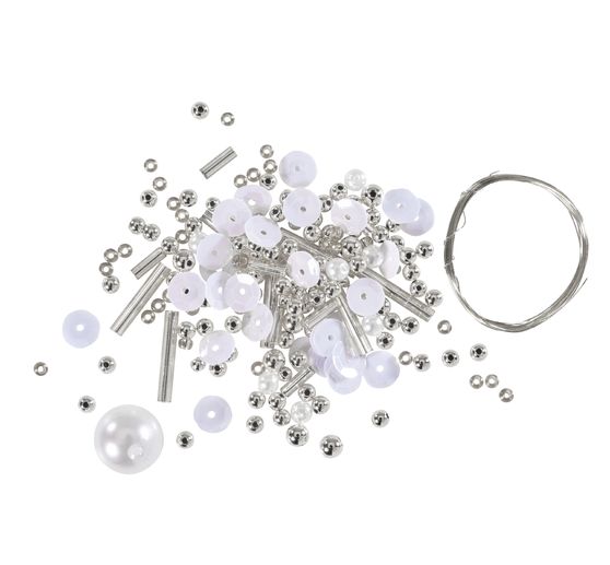 Korálková sada na tvoření andělů "Arielle", cca 7 cm