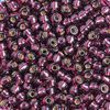 Miyuki Rocailles silverlined Amethyst