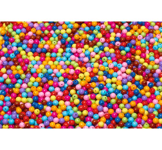 VBS Beads "Multicolor-Opak", 500 g