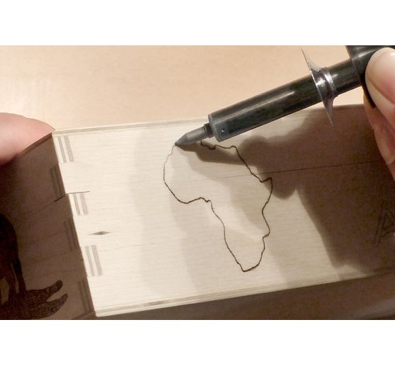 Brandmark piston in wooden box