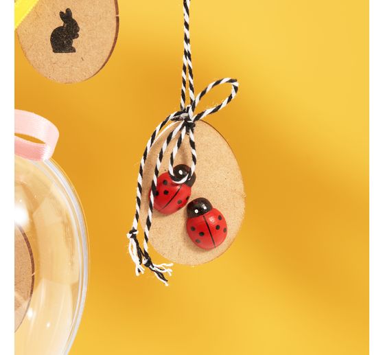 Decoration pendants "Eggs", 6 pieces