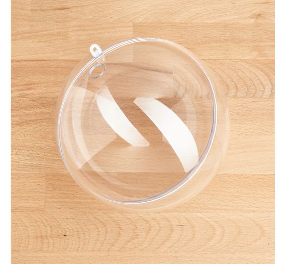 Akrylov&aacute; koule s otvorem, &Oslash; 16 cm