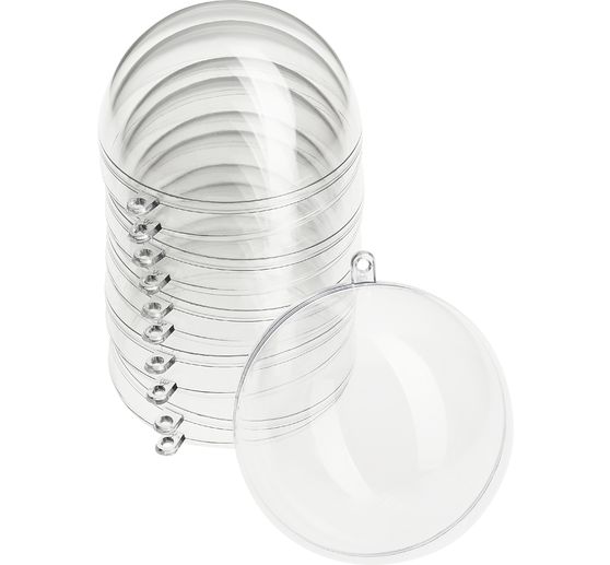 VBS Acrylic ball, &Oslash; 8 cm, 6 pcs.