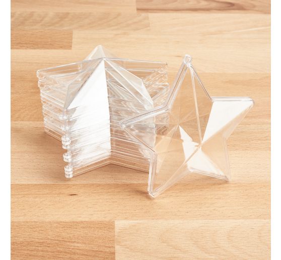 Akrylov&yacute; tvar VBS "Hvězda", 8 cm, 6 kusů