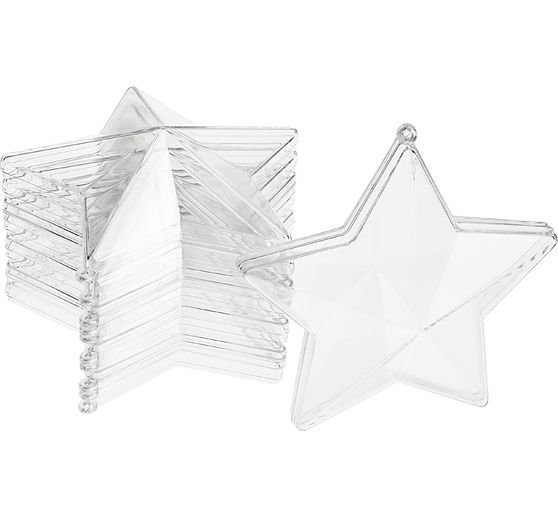 Akrylov&yacute; tvar VBS "Hvězda", 8 cm, 6 kusů