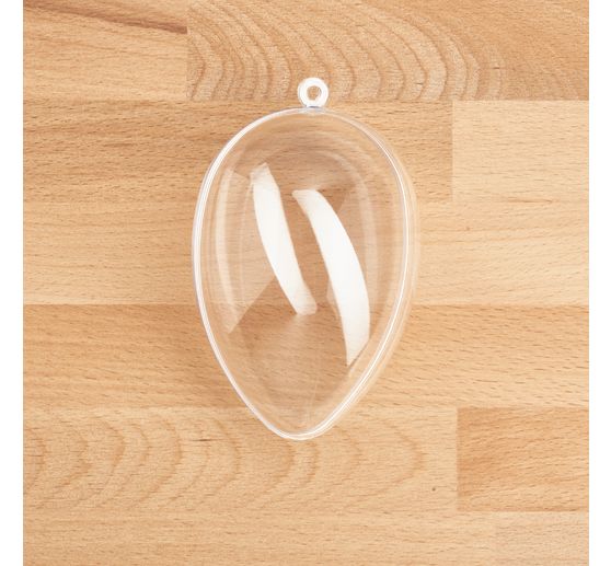 VBS Acrylic egg with hole, 6 pcs.