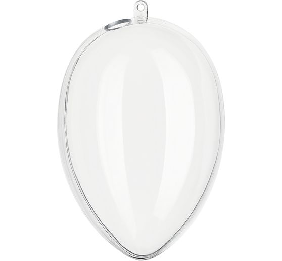 Akrylov&eacute; vejce s otvorem, 14 cm