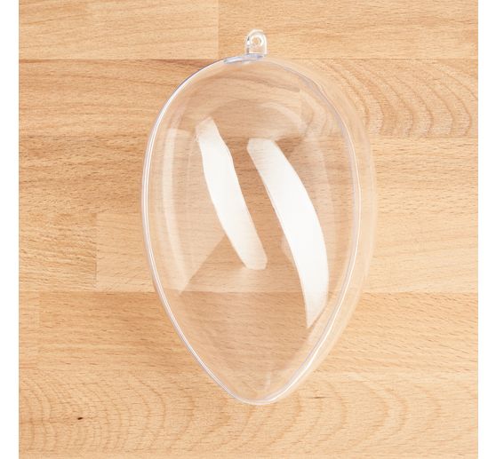 Akrylov&eacute; vejce s otvorem, 16 cm
