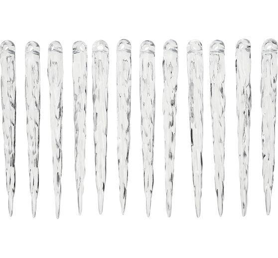 "Icicle" akrylov&yacute; tvar, 12 kusů