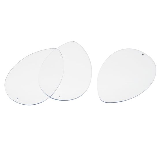 Akryl, 3 kusy, cca 14 cm