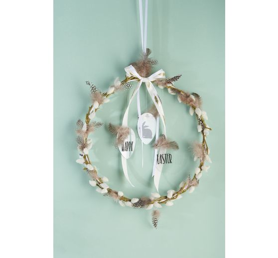 Kovový prsten "Circle", bílý