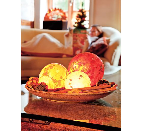 Akrylová koule s otvorem, Ø 8 cm