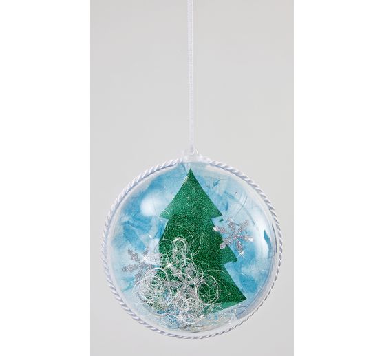 Acrylic ball with hole, Ø 12 cm