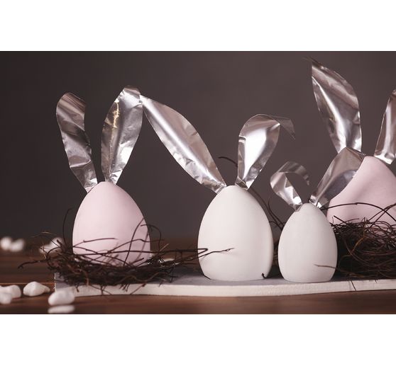 Akrylové vejce s otvorem, 14 cm