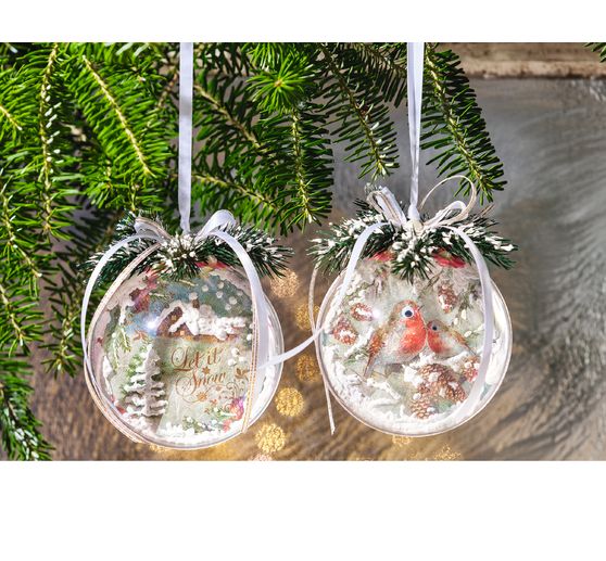 VBS Acrylic ball, Ø 10 cm, 6 pcs.